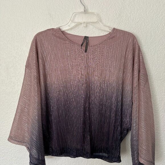 Anthropologie Serena Ombre Top Pink S - Picture 2 of 11